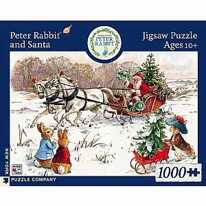 Peter Rabbit and Santa 1000 Piece Puzzle