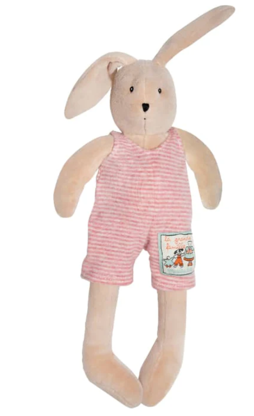 La Grande Famille Medium Sylvain Rabbit by Moulin Roty - Little Goose Toys