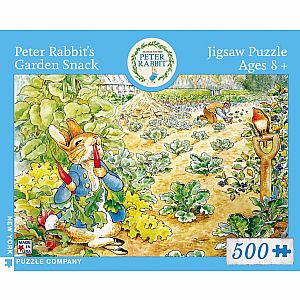 Peter Rabbit's Garden Snack 500 Piece Puzzle