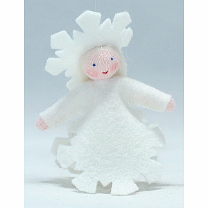 Snowflake Princess Hanging Felt Doll