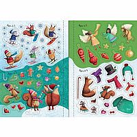 Christmas: Little Sparkly Story Sticker Book