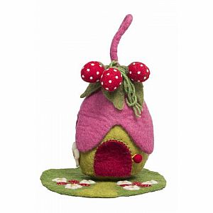 Strawberry Fairy House and Mat
